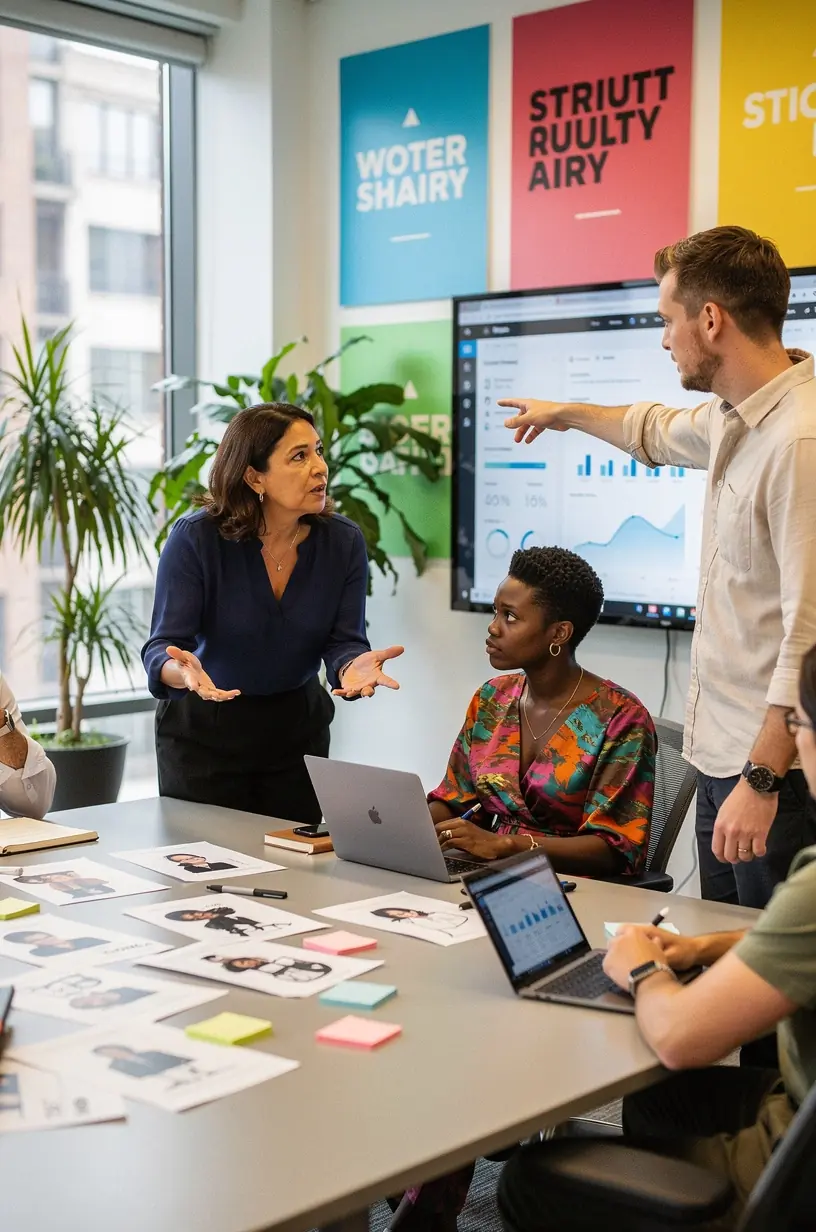 User personas illustration for enhancing design usability.