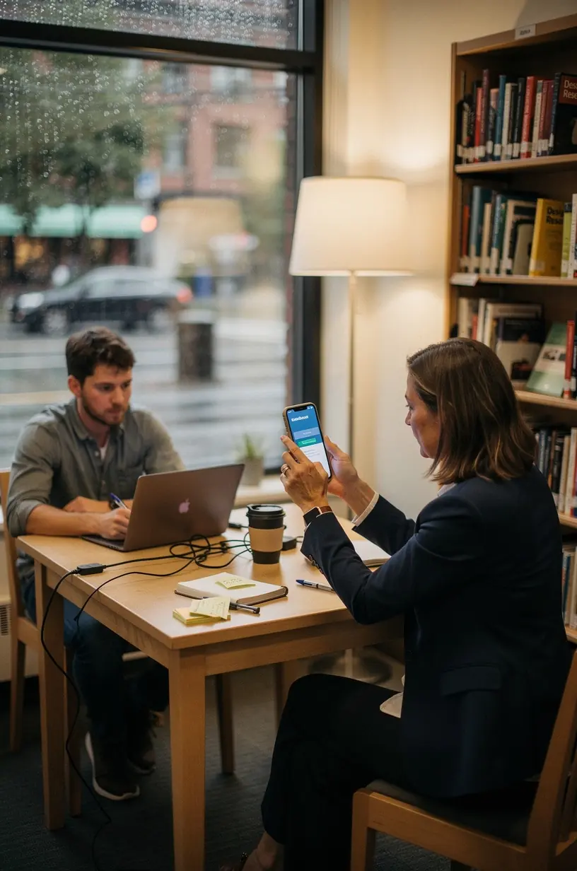 Visual hierarchy illustrating user decision-making in design.