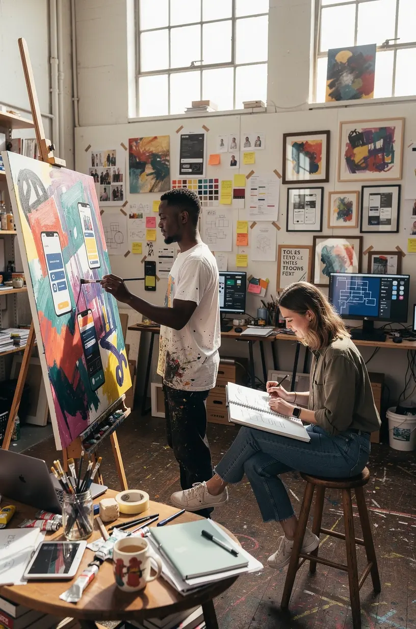 Professional business solutions illustration